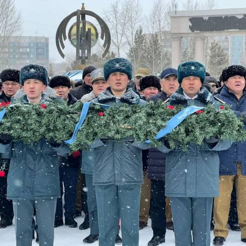 В Караганде прошёл митинг, посвящённый 34-ой годовщине вывода войск из Афганистана