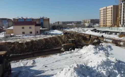 В Караганде строится обводной канал и защитная дамба