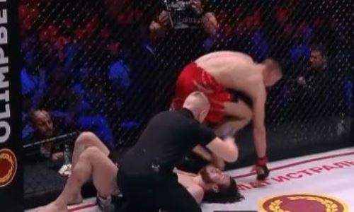 «Маугли» жестко нокаутировали на историческом турнире MMA в Казахстане. Видео