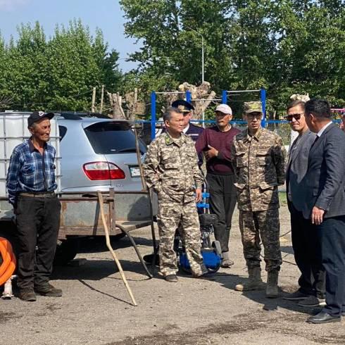 Начальником ДЧС проверена готовность Каркаралинского района к пожароопасному периоду