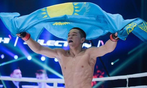 Асу Алмабаев досрочно выиграл дебютный бой в UFC